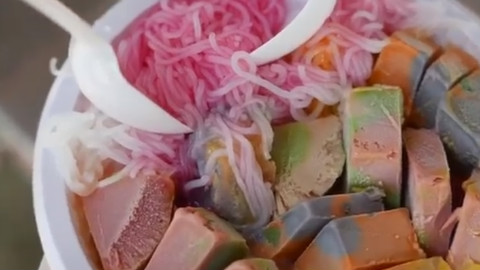 【印度美食】五彩咖喱冰激凌升级版合集强势来袭!